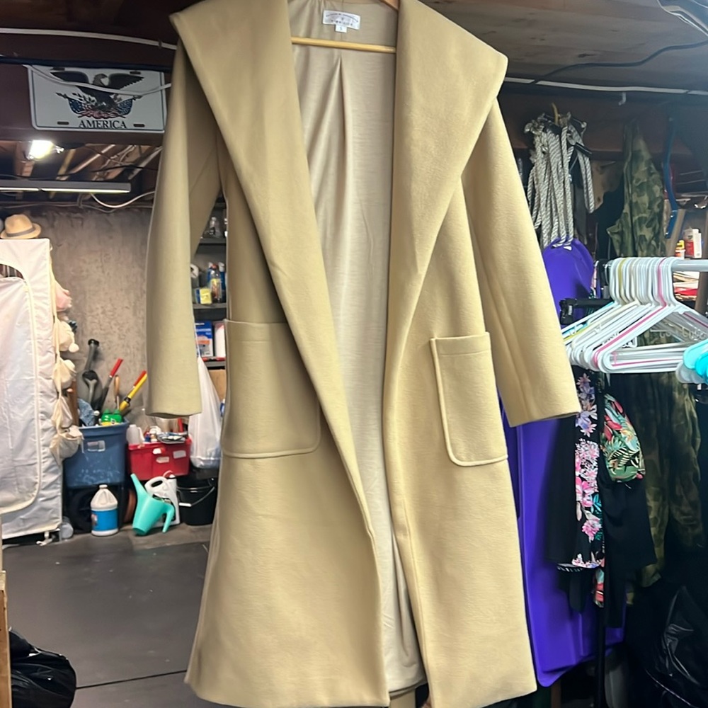 Pink lily fall coat